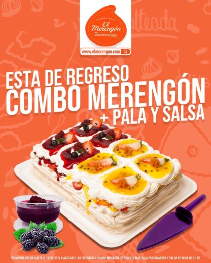 Combo Merengon x8 mas pala y salsa