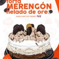 Torta Merengón Helado Oreo